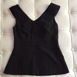 Anthropologie sleeveless peplum top